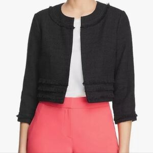 KARL LAGERFELD PARIS CROP BLAZER SIZE M